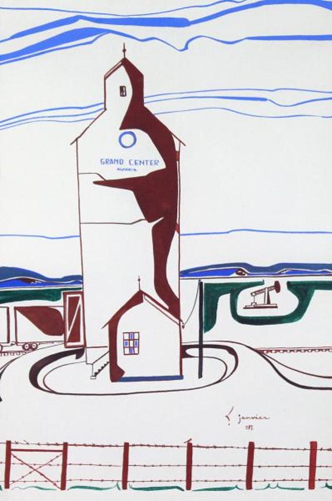 Alex Simeon Janvier (1935-2024) - Grand Center, Alberta; 1981