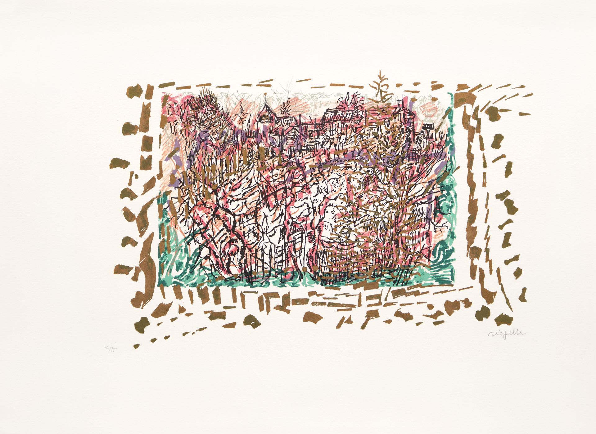 Jean-Paul Riopelle (1923-2002) - Les Saisons de Saint-Cyr-en-Arthies nº 2 (Les Hautes Grouettes), 1985