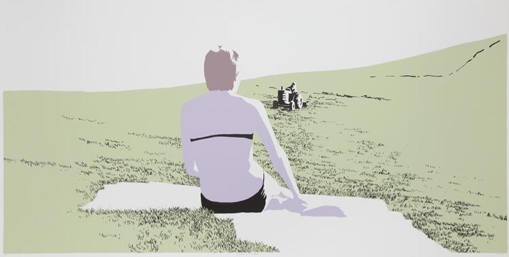 Roger Savage (1941) - Figure & Tractor