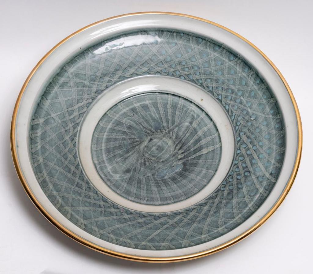 Mel Bolen (1947-2024) - Large Plate with Gold Edge