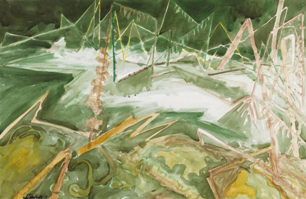 Jack Leaonard Shadbolt (1909-1998) - Architecture of a Winter Garden 19