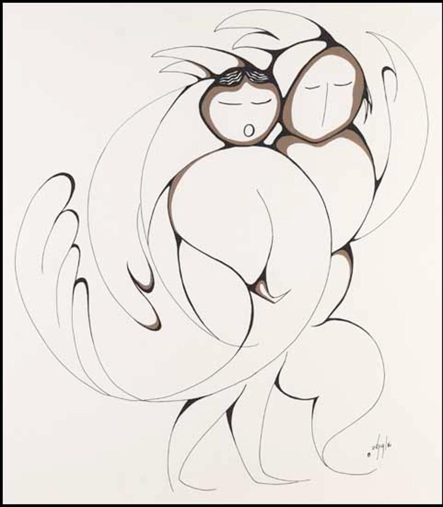 Daphne Odjig (1919-2016) - Two Figures