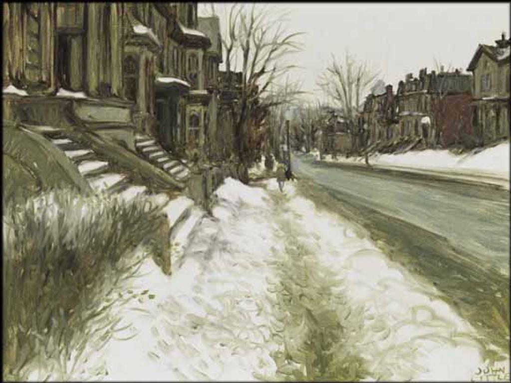 John Geoffrey Caruthers Little (1928-2024) - University Street in Better Days