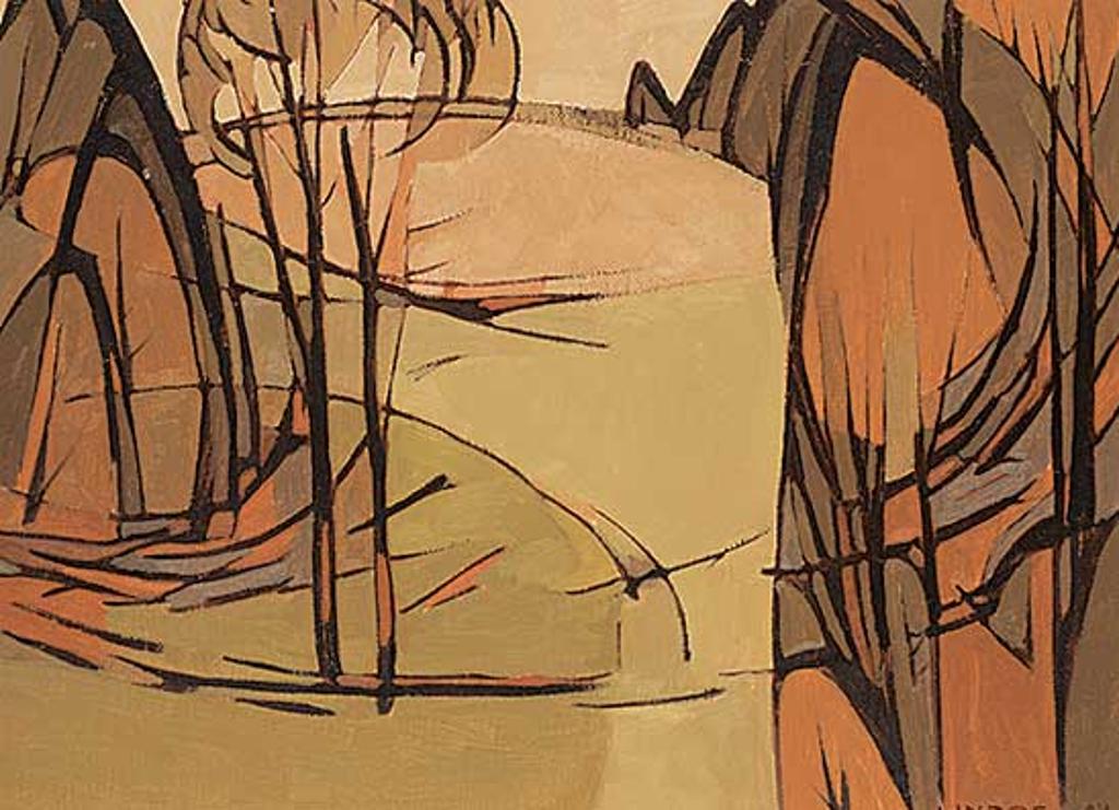 Luke Orton Lindoe (1913-1998) - Untitled - Autumn Forest