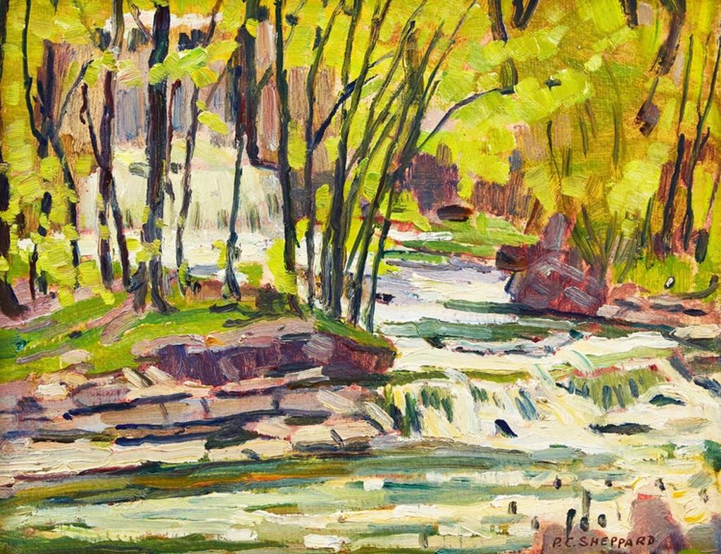 Peter Clapham (P.C.) Sheppard (1882-1965) - Spring Stream