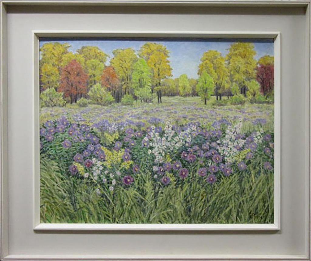 George Edward Pfeiffer (1899-1983) - Autumn In Quebec With Field Asters