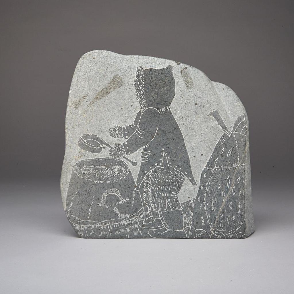 Louisa Kanarjuaq - Two Etched Panels