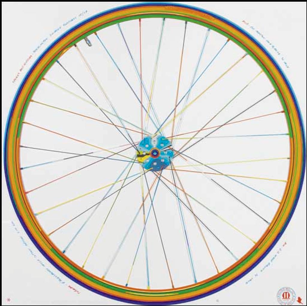 Gregory Richard Curnoe (1936-1992) - Doc Morton, Front Wheel