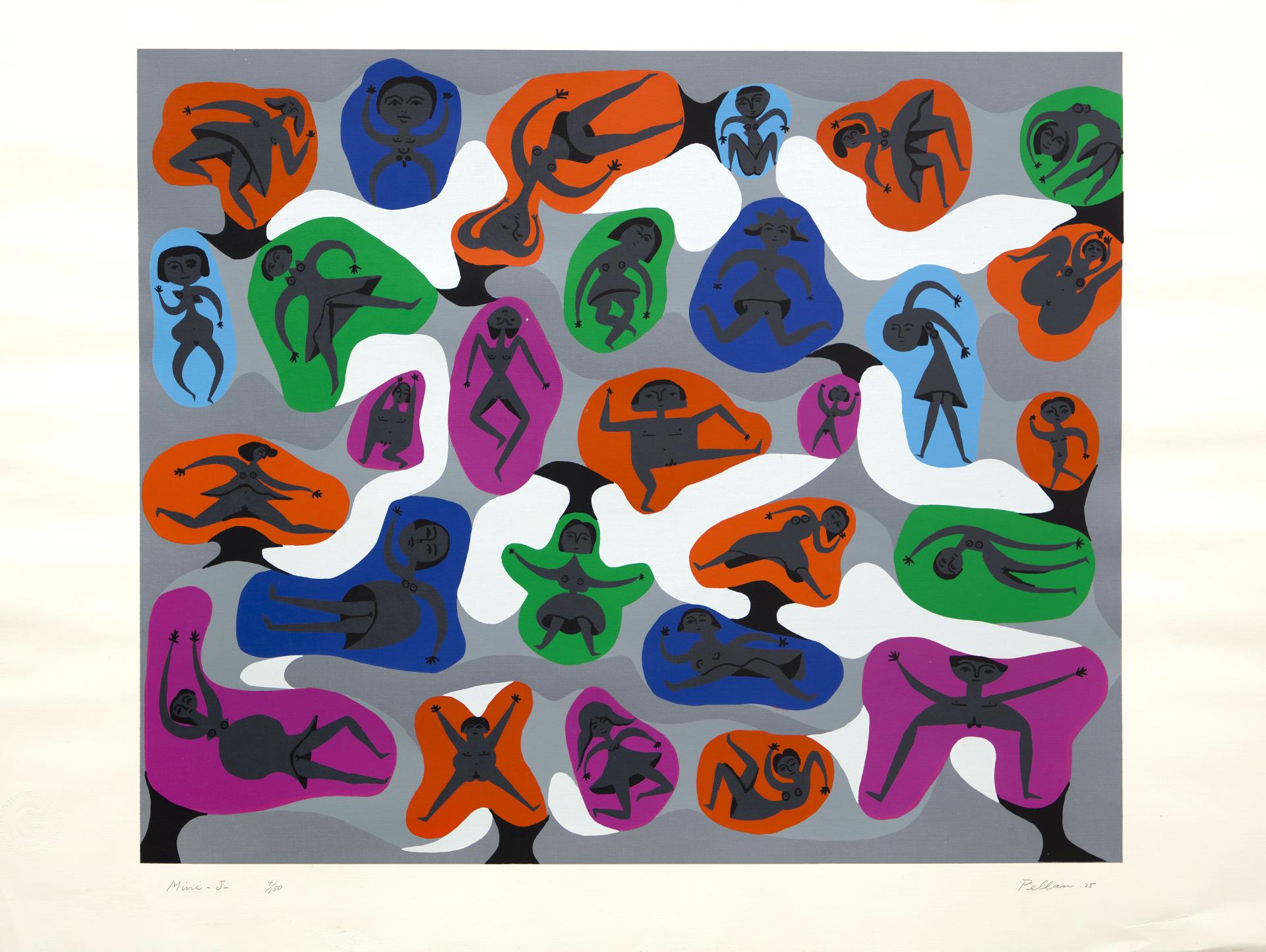 Alfred Pellan (1906-1988) - Mini - J -, 1975