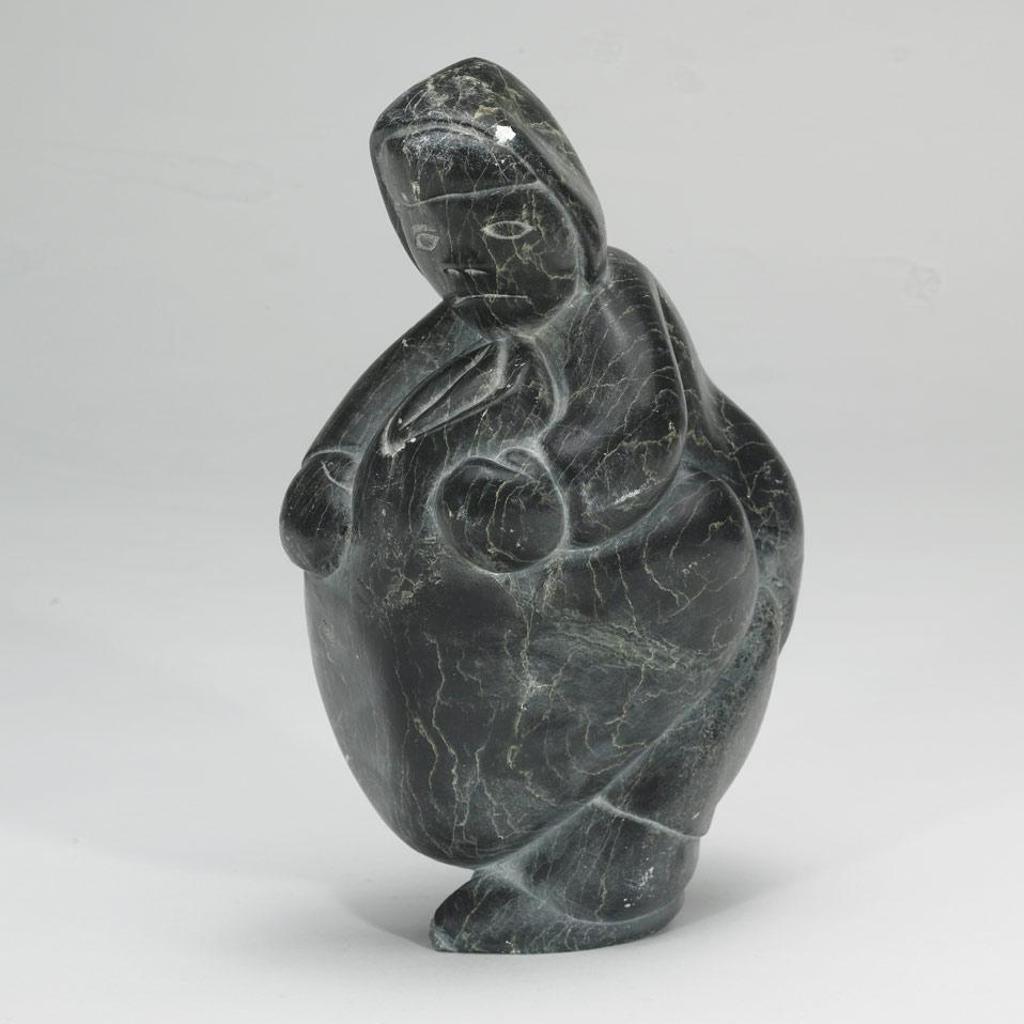Joe Adamie Tuki Tukai (1943-1986) - Hunter Holding Catch