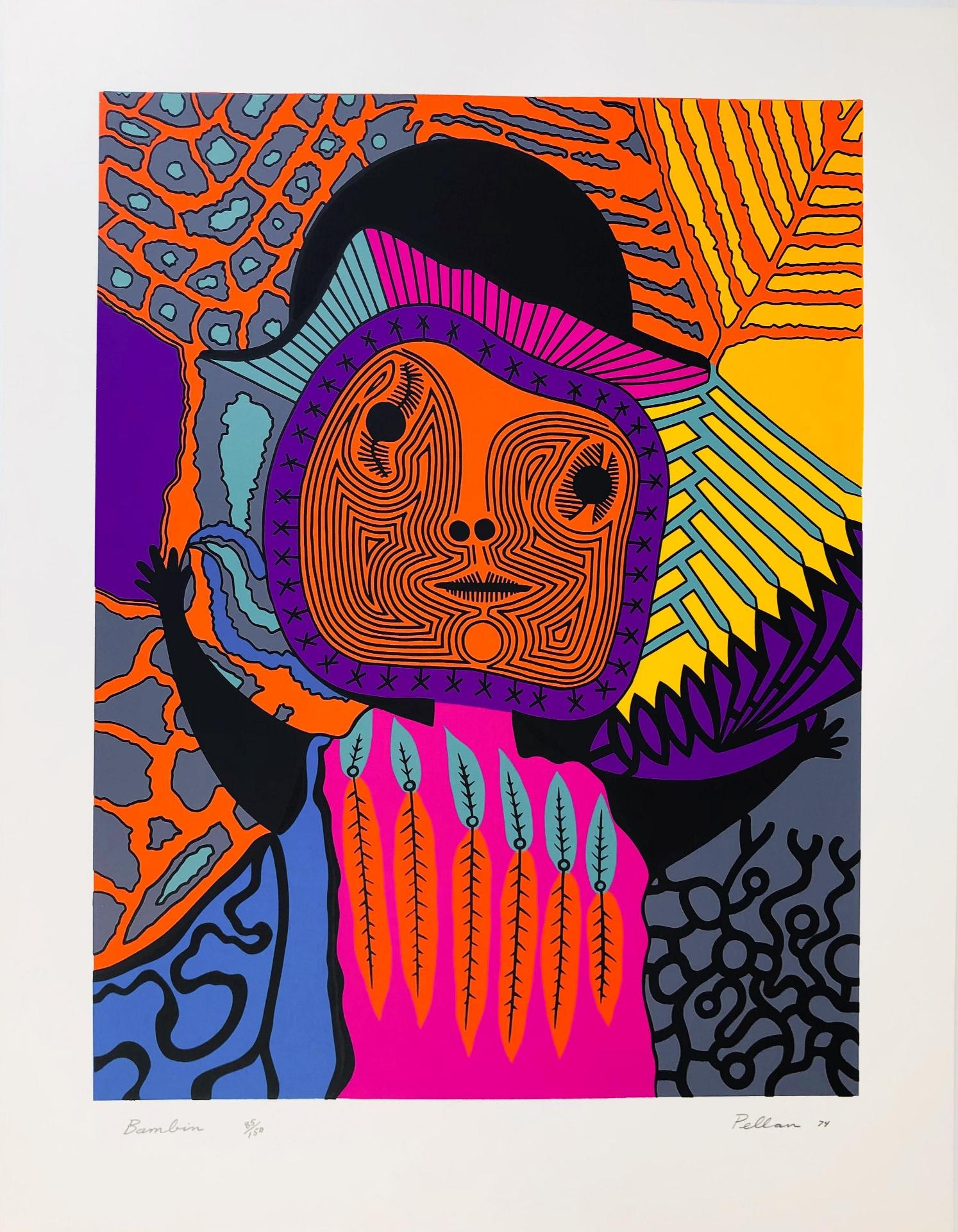 Alfred Pellan (1906-1988) - Bambin, 1974