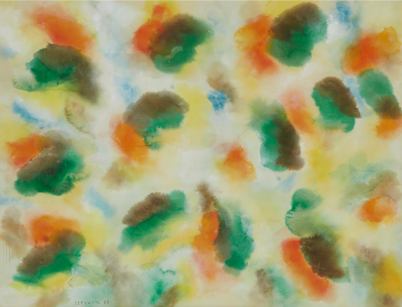 Gershon Iskowitz (1921-1988) - Untitled Abstract