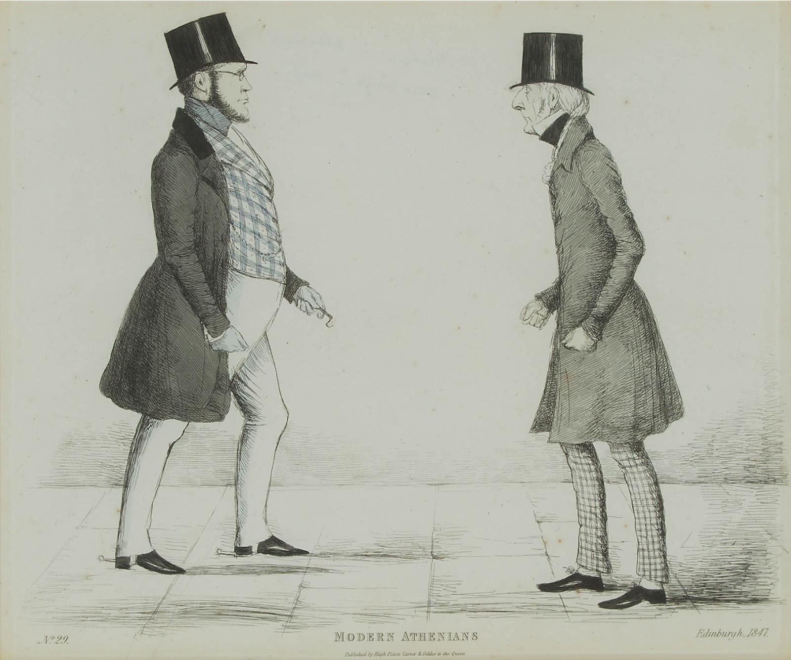 Benjamin William Crombie (1803-1847) - Modern Athenians, 1847