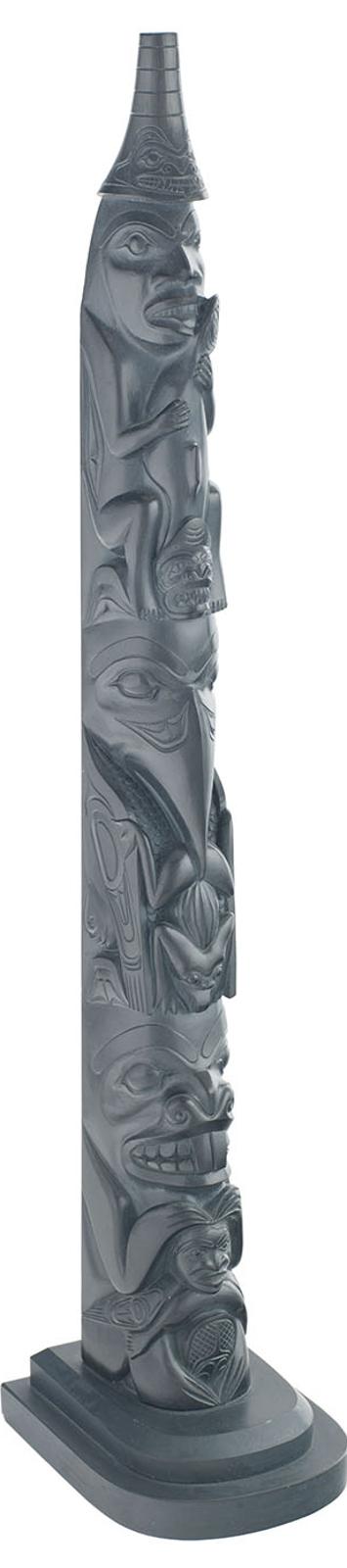 Alfie Collinson (1951) - Sea Bear, Chief Shark, Raven Frog, Beaver and Boy Transformed into Eagle Totem