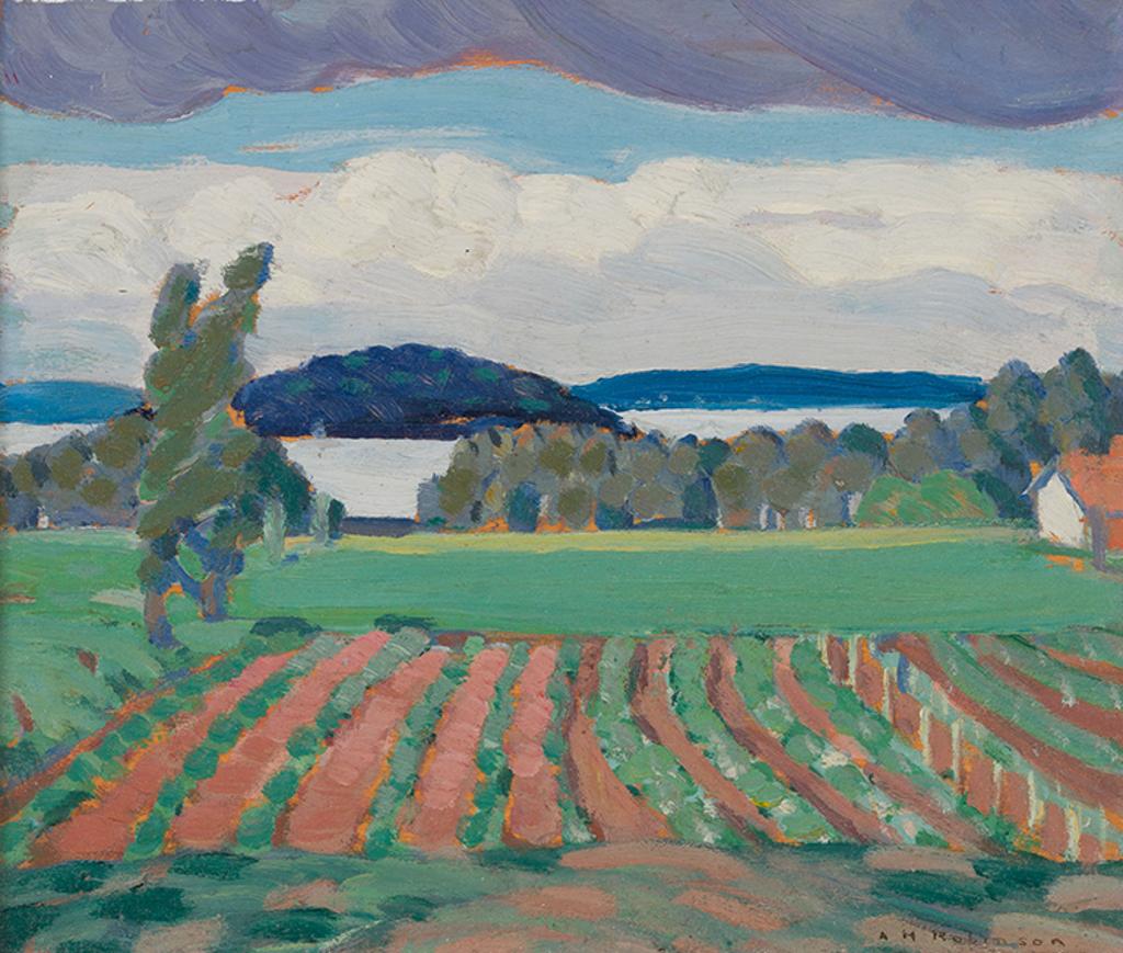 Albert Henry Robinson (1881-1956) - Cultivated Fields, Brome Lake