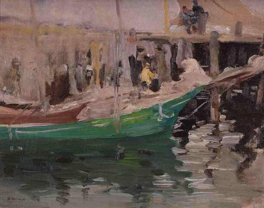 Berthe Des Clayes (1877-1968) - Fishing Boats, Gaspe