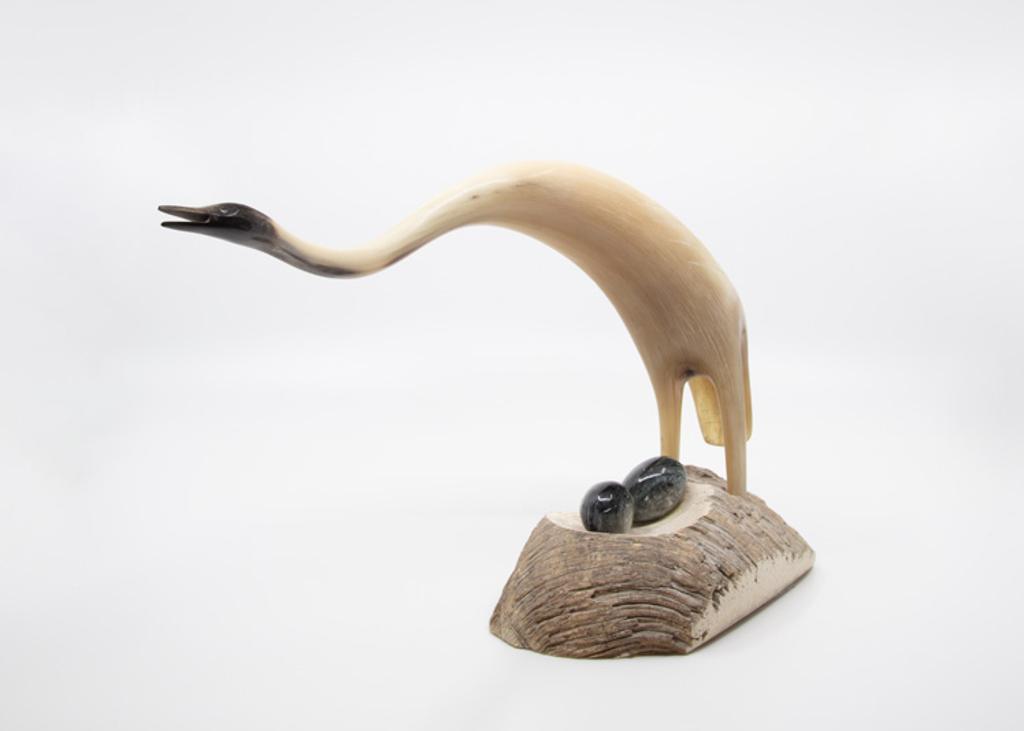 Pat Ekpakohak - Crane and Two Eggs