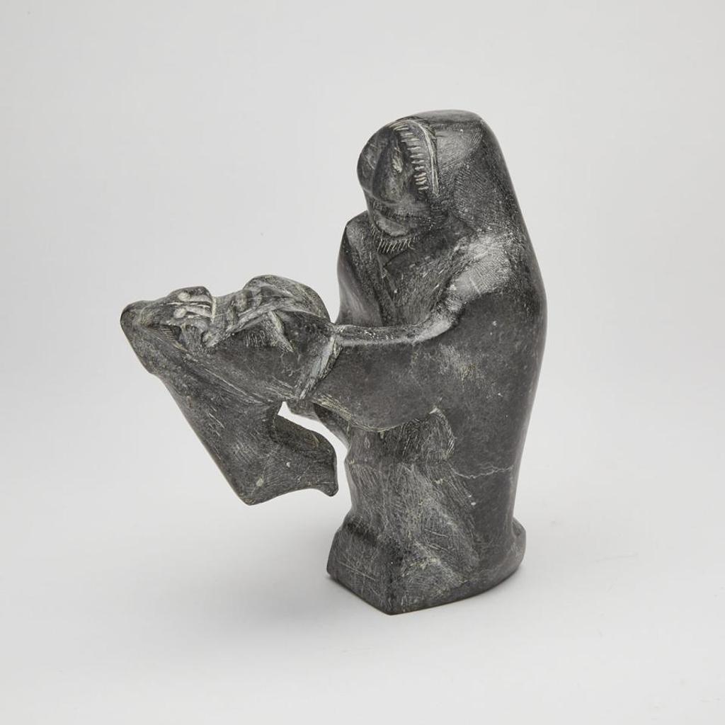 John Kavik (1897-1993) - Playful Mother And Child