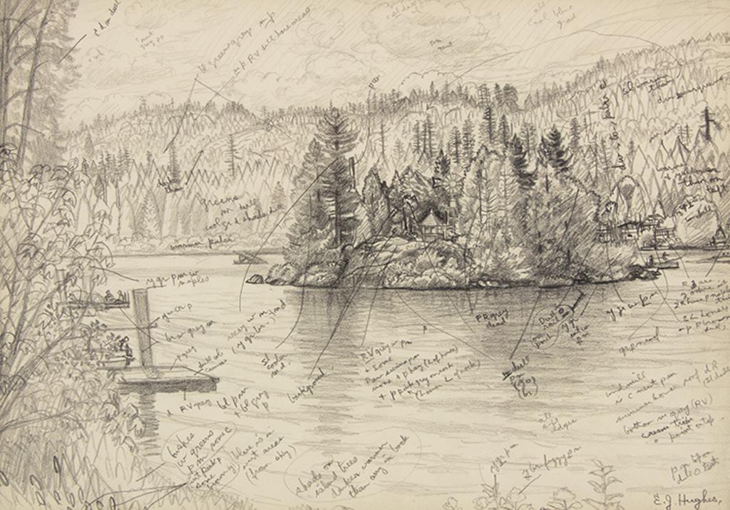 Edward John (E. J.) Hughes (1913-2007) - Rose Island