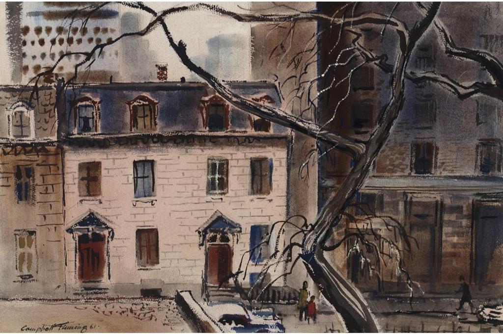 George Campbell (Cam) Tinning (1910-1996) - Montreal Street Scene