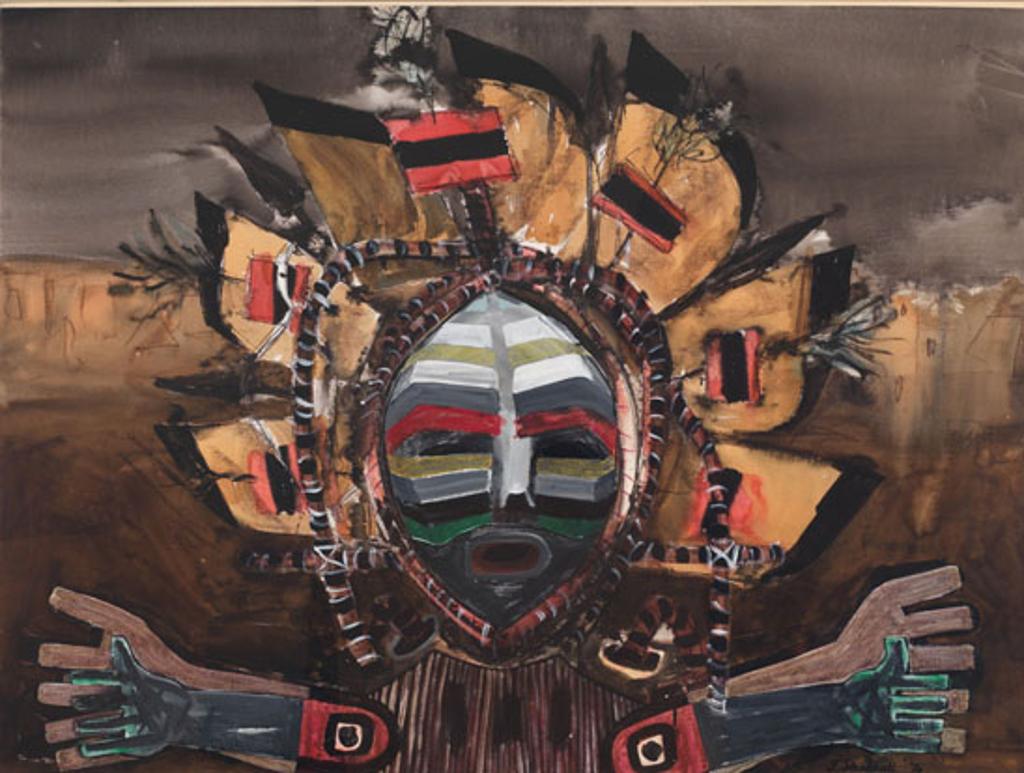Jack Leaonard Shadbolt (1909-1998) - Untitled (Shaman Series)