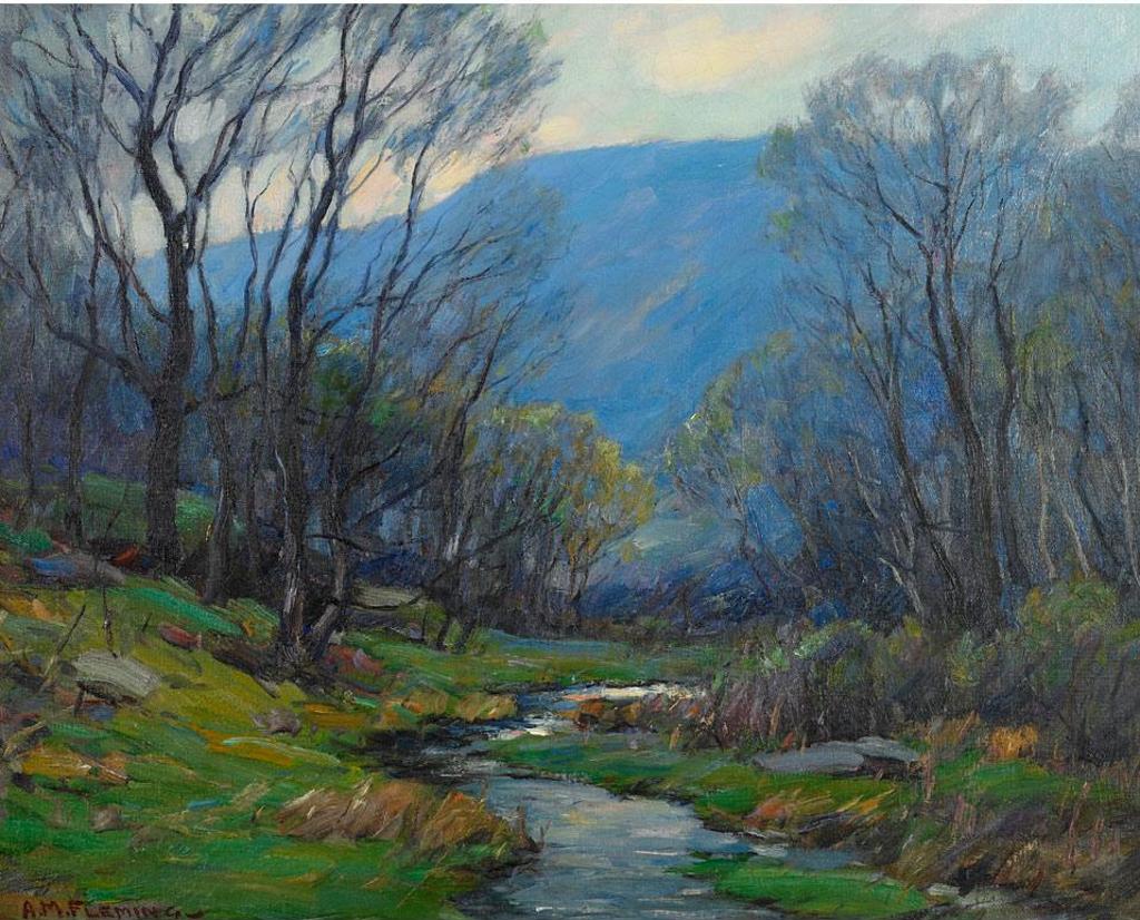 Alexander M. Fleming (1878-1929) - Misty Morning In Early Spring, Credit Valley