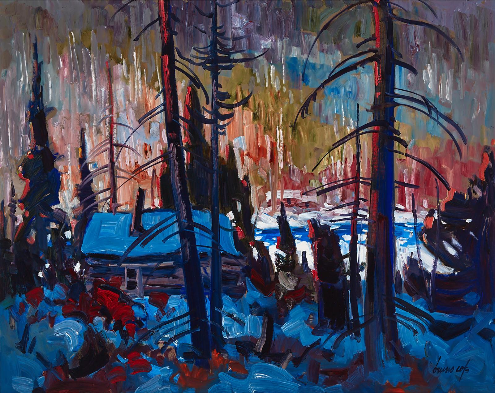 Bruno Côté (1940-2010) - The Sun On The River
