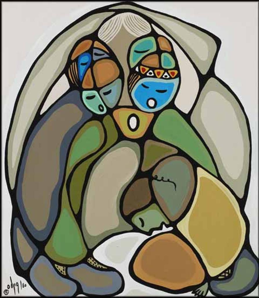 Daphne Odjig (1919-2016) - In a Shroud of Prayer