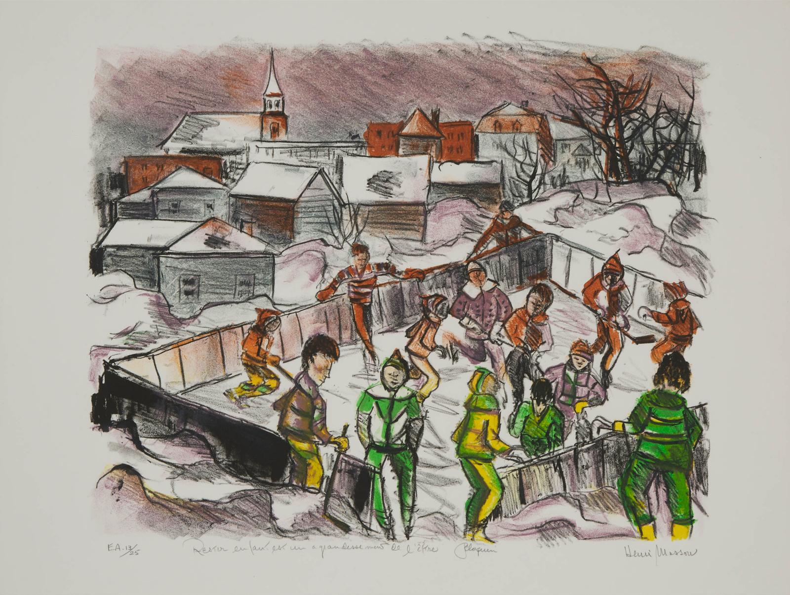 Henri Leopold Masson (1907-1996) - Rester Enfant Est Un Agrandissement De L'être