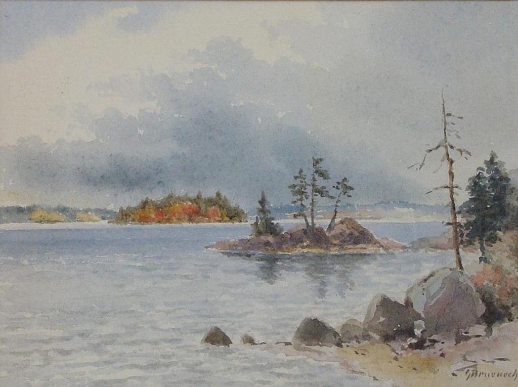 George Robert Bruenech (1851-1916) - watercolour