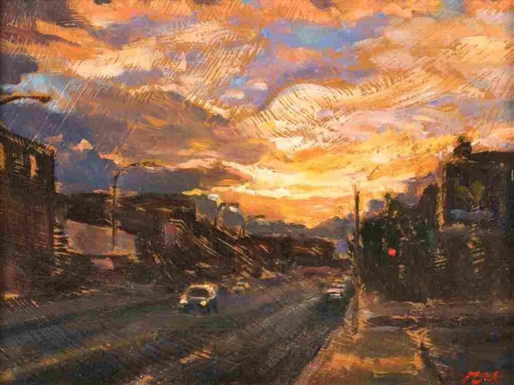 Richard Montpetit (1950) - Couchant sur la ville
