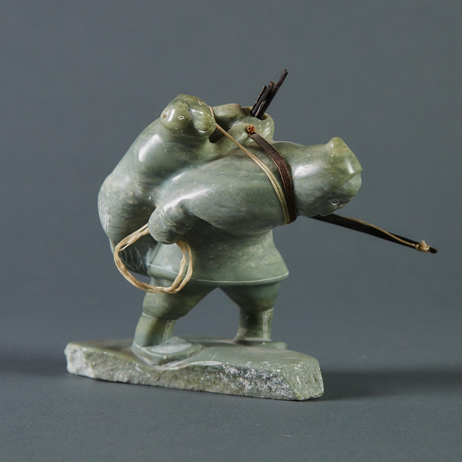 Isaac Sala (1969) - Hunter With Wolf On Back
