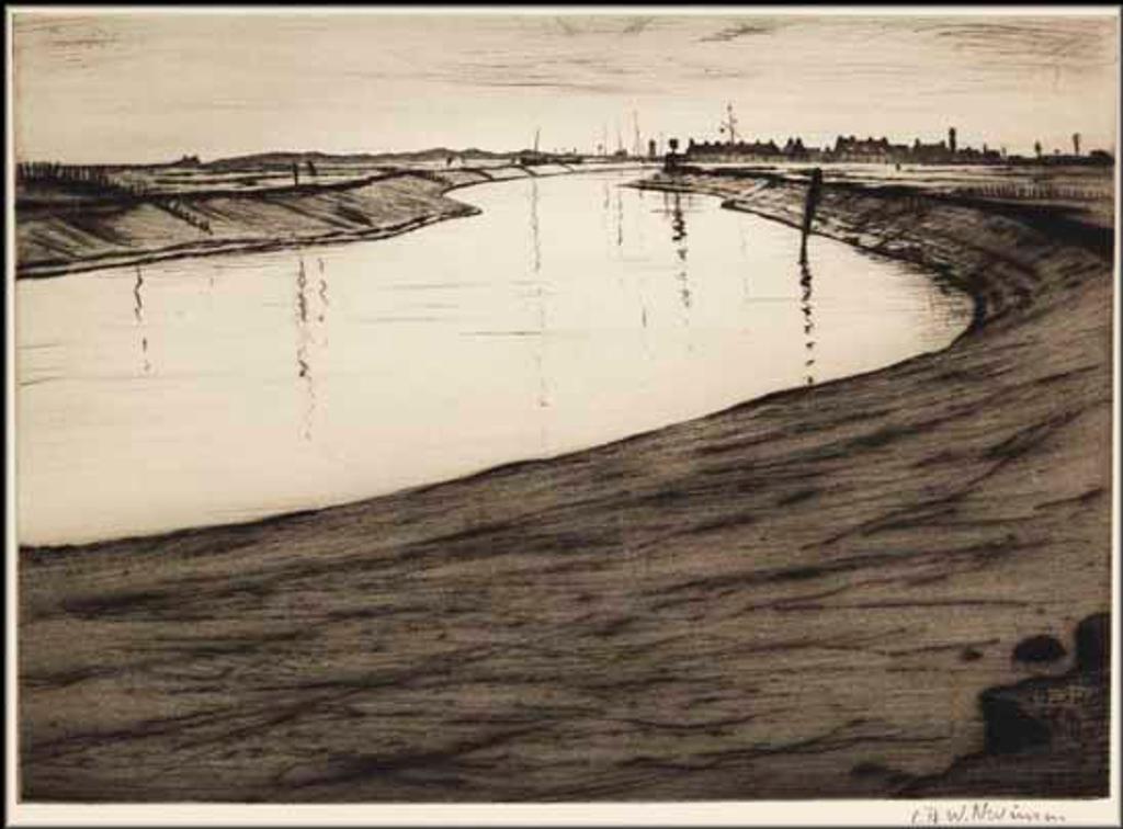 Christopher Richard Wynne Nevinson (1889-1946) - Ebb Tide, Rye
