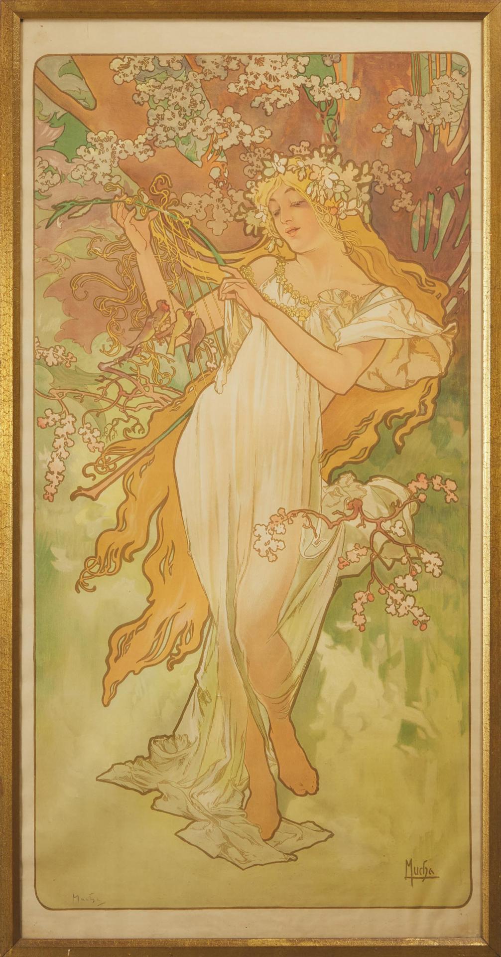 Alphonse Mucha (1860-1939) - Printemps (Spring)