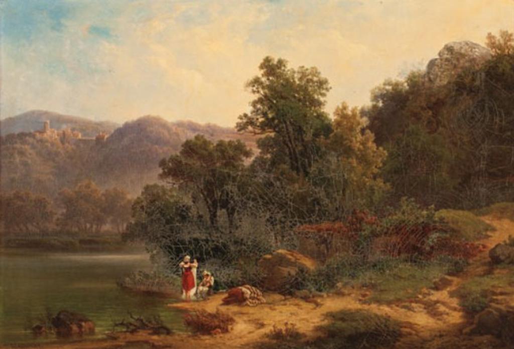 Julius Schlegel (1830-1880) - Washerwomen