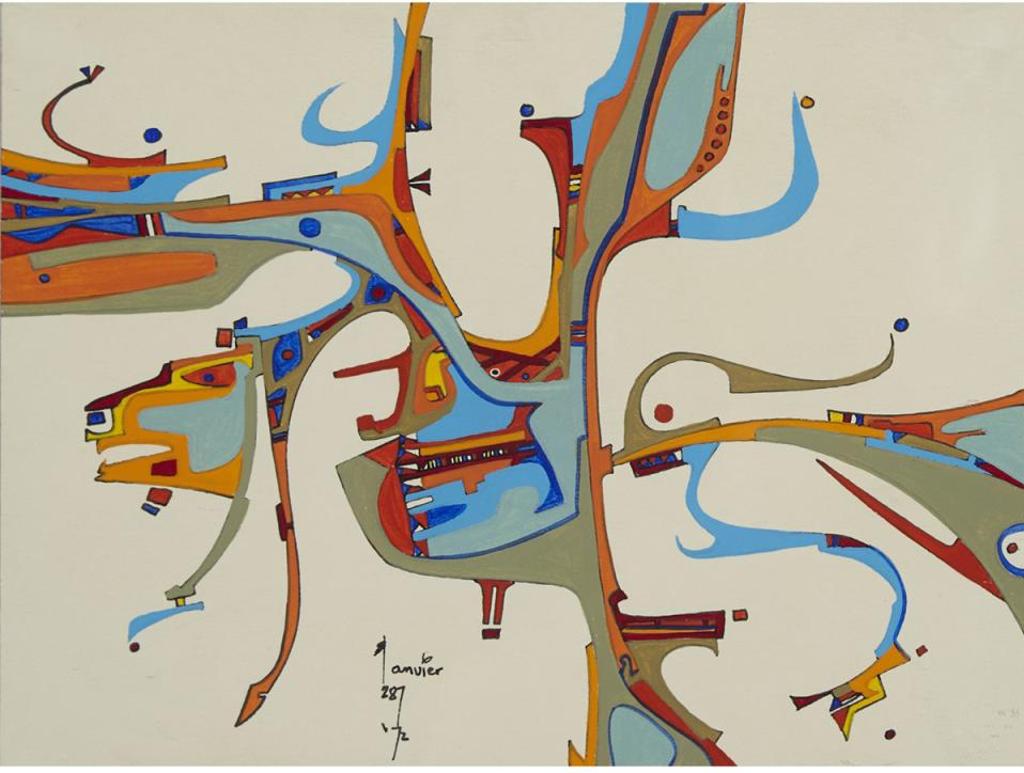 Alex Simeon Janvier (1935-2024) - Tom-21 No Fear Of Loud Voices