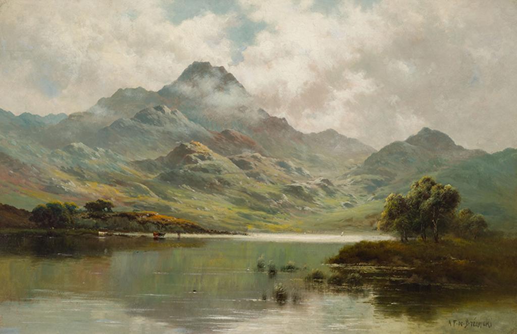 Alfred Fontville de [Junior] Breanski (1877-1957) - Llyn Agnes, North Wales