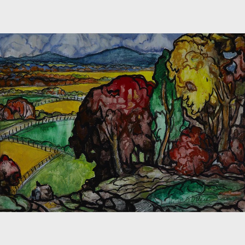 Marc-Aurèle Fortin (1888-1970) - Countryside Valley