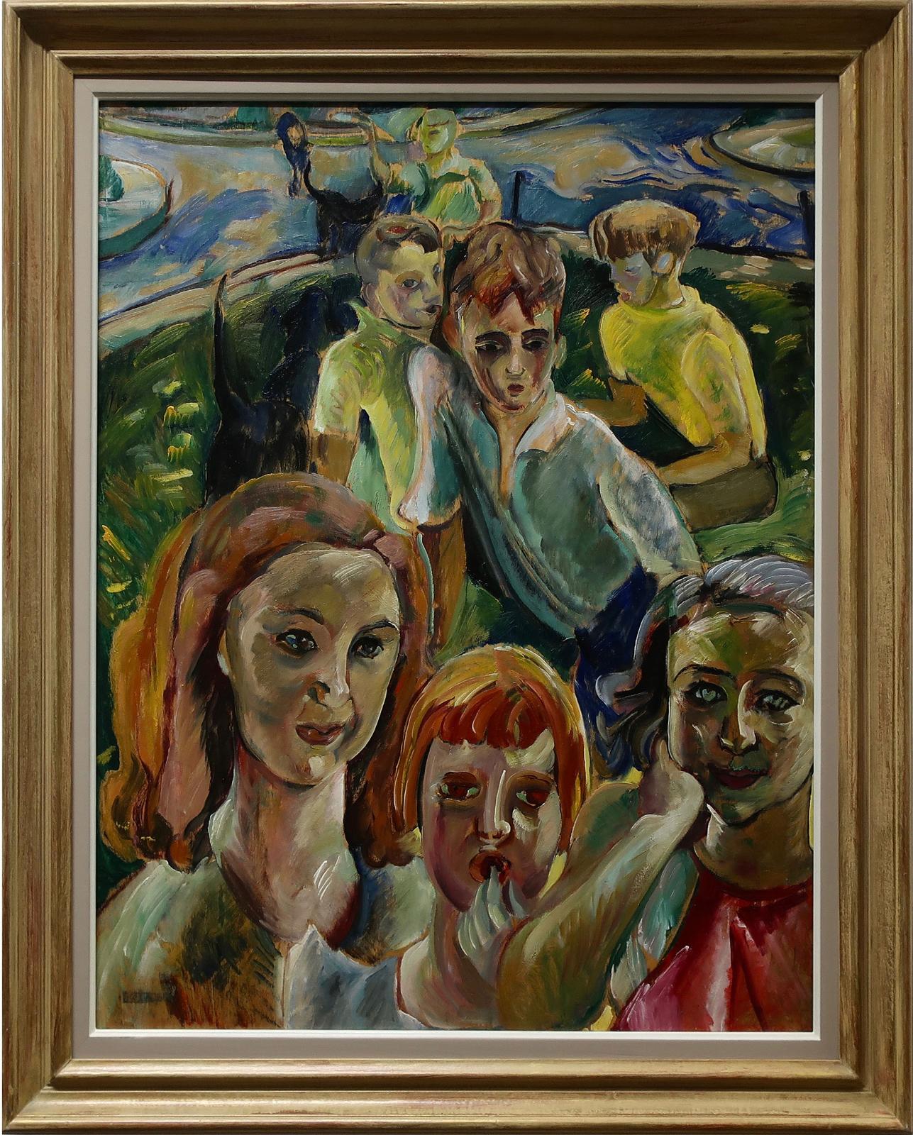 Pegi Margaret Kathleen Nicol MacLeod (1904-1949) - Untitled (At The Farm)
