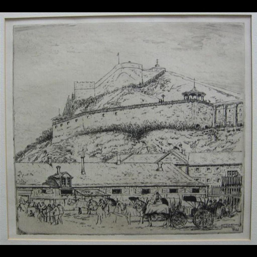 Robert Wakeham Pilot (1898-1967) - The Citadelle And Market, Quebec, 1927