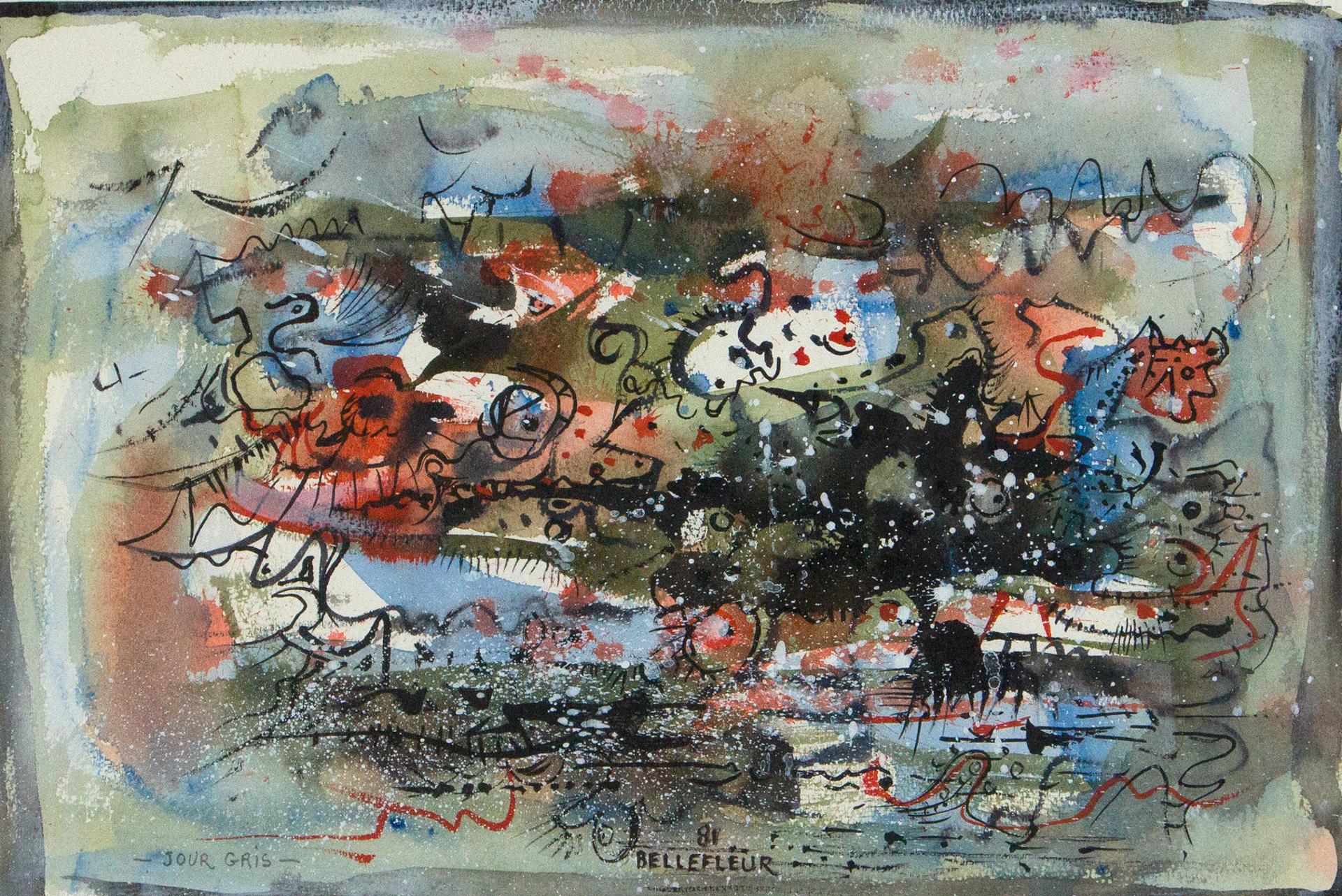 Léon Bellefleur (1910-2007) - Jour gris, 1981