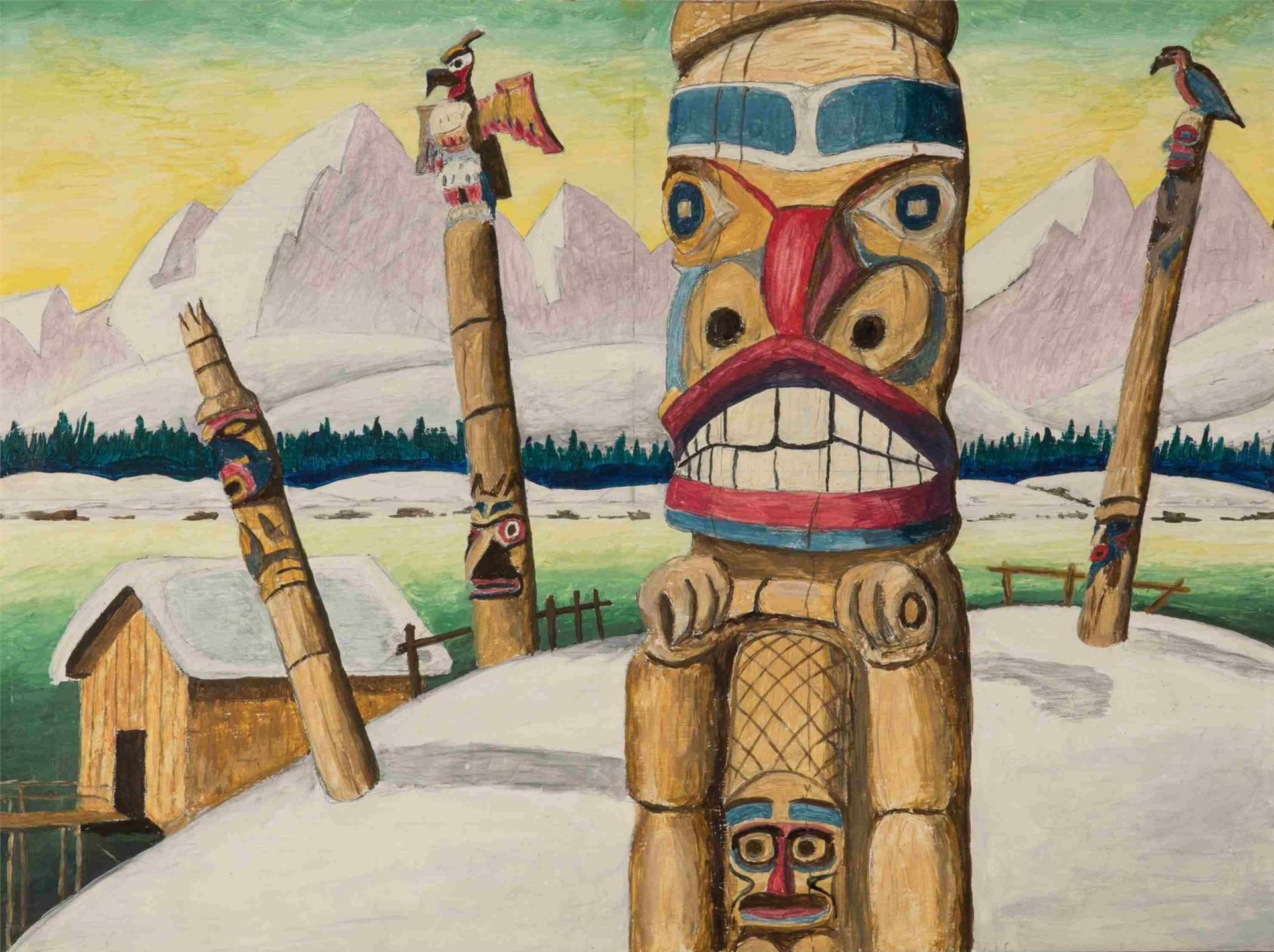 Gordon Applebee Smith (1919-2020) - Untitled (Totems)
