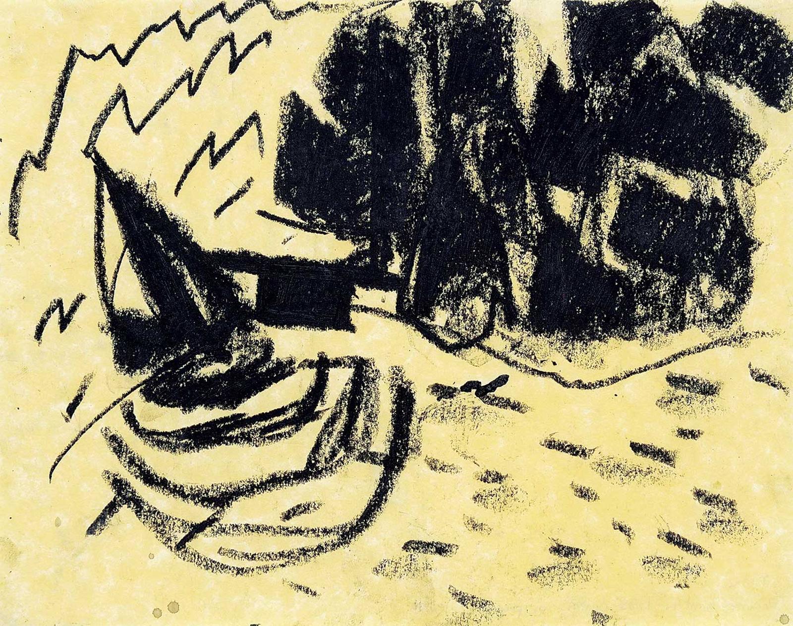 Barbara Milne (1956) - Untitled - Shoreline