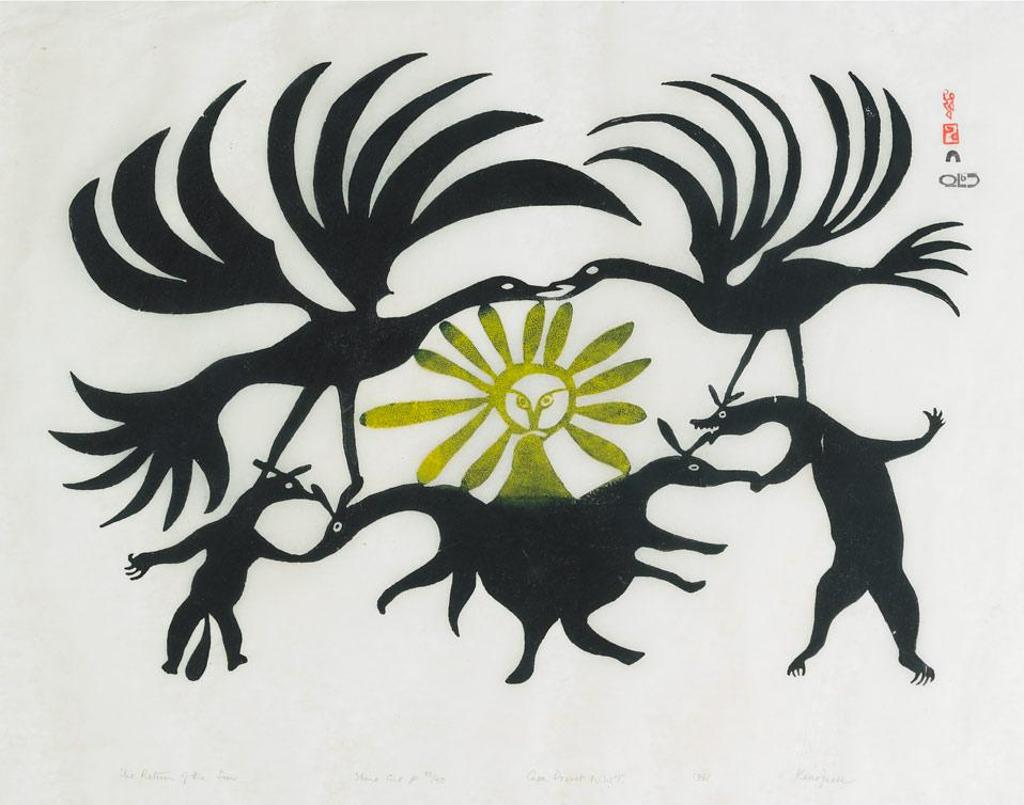 Kenojuak Ashevak (1927-2013) - The Return Of The Sun