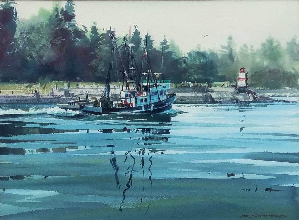 Marke K. Simmons (1936) - Approaching Brockton Point, Vancouver B.C., 1983