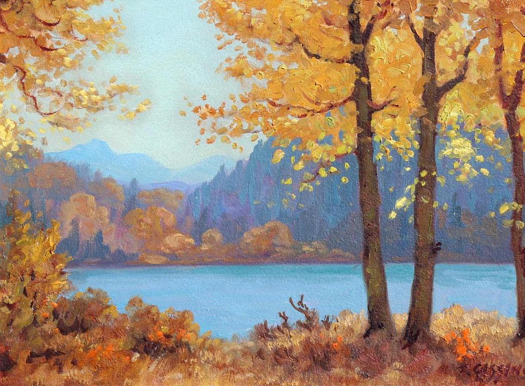 Roland Gissing (1895-1967) - Autumn Leaves; 1954
