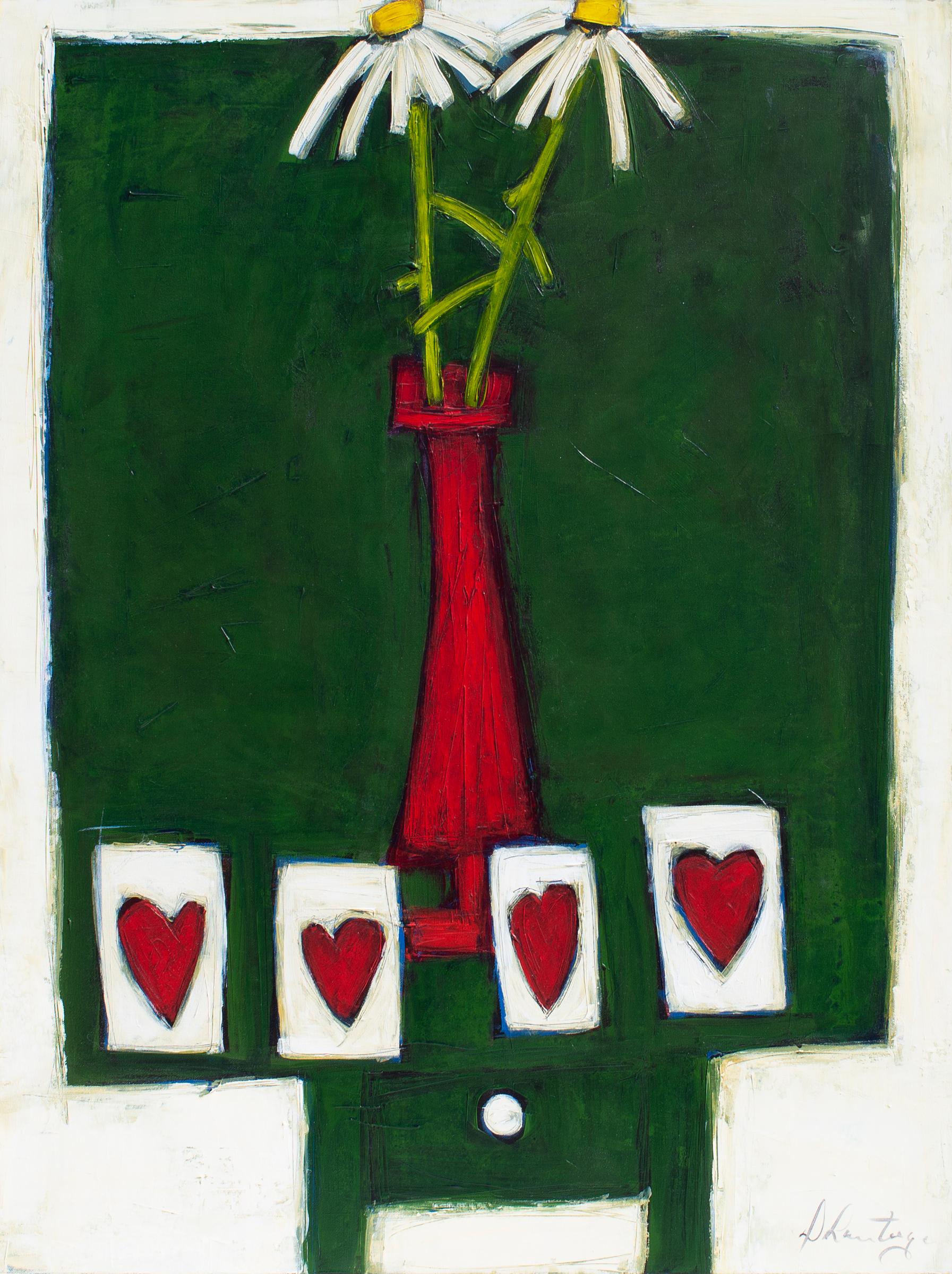 Danielle Lanteigne (1959) - Jeux de coeurs, 2000