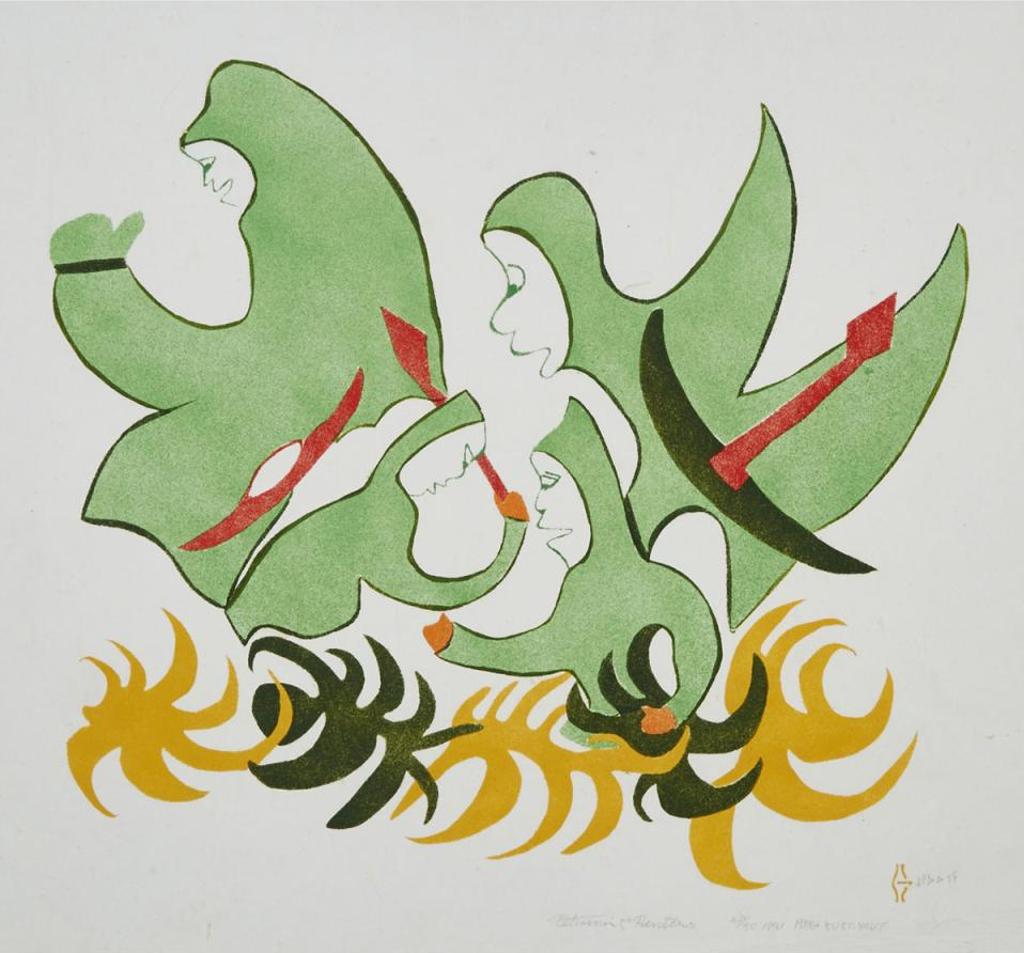 Myra Kukiiyaut (1929-2006) - Returning Hunters