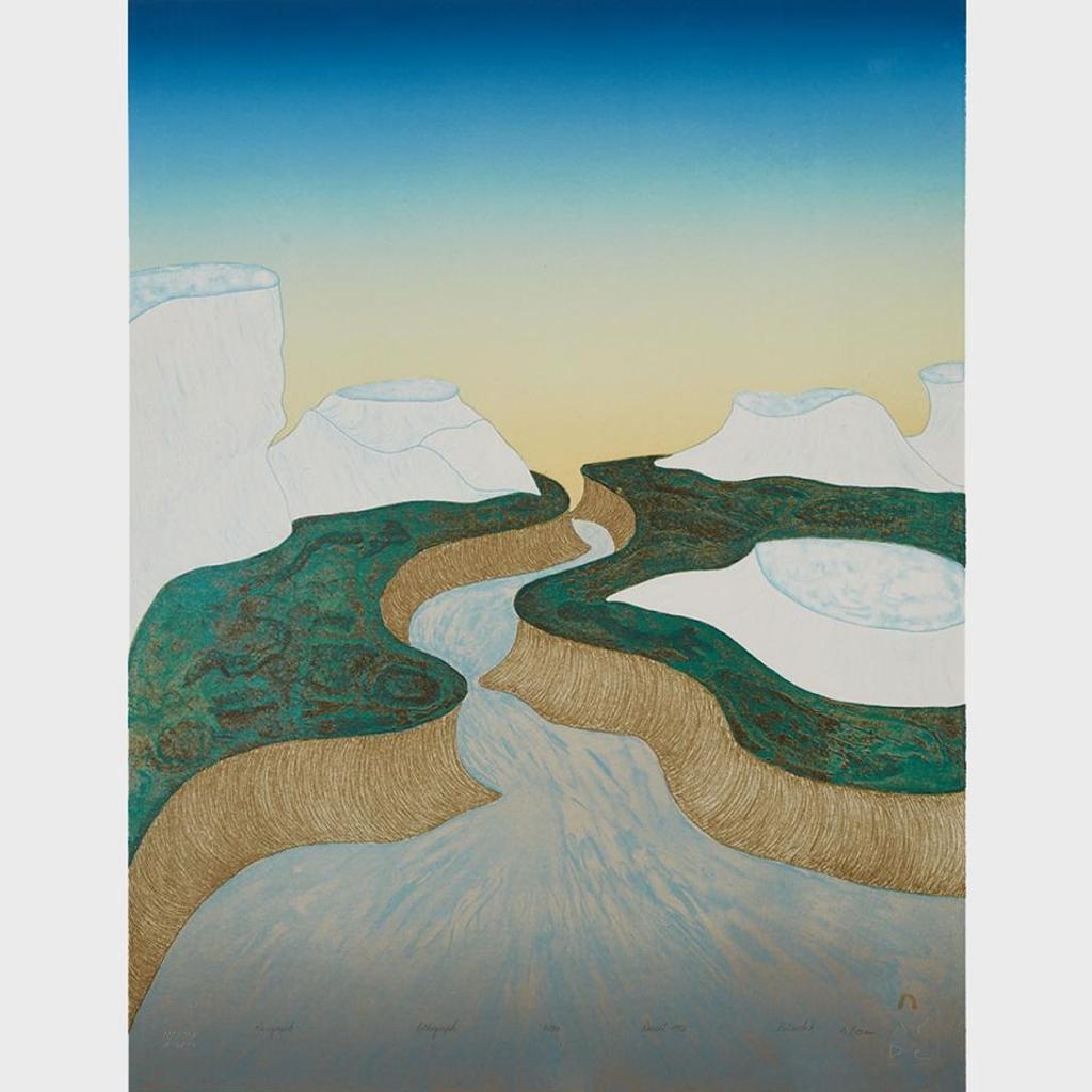Pitseolak Niviaqsi (1947-2015) - Kuuqapik (The River)