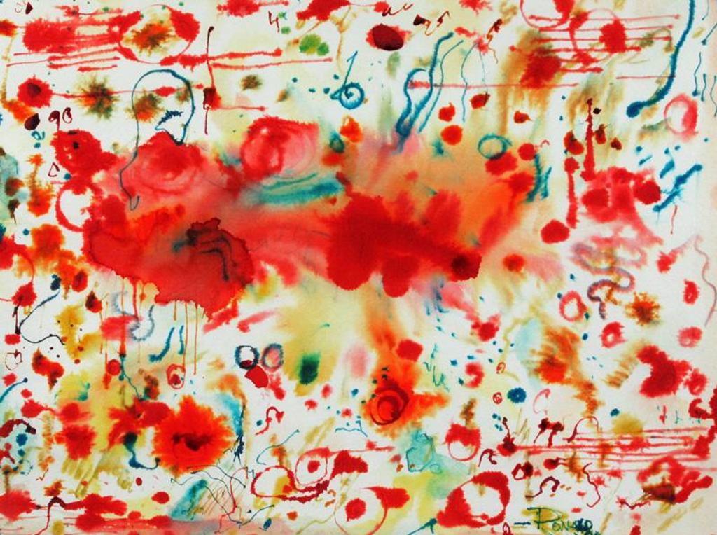 Willam Smith Ronald (1926-1998) - Singing Red; 1980